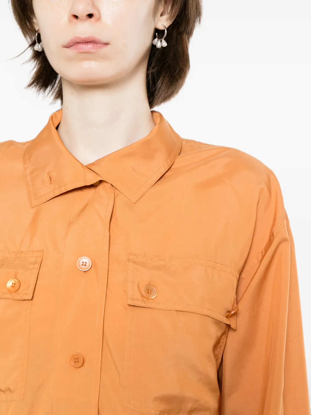 JNBY Jack met gestrikte hals Oranje