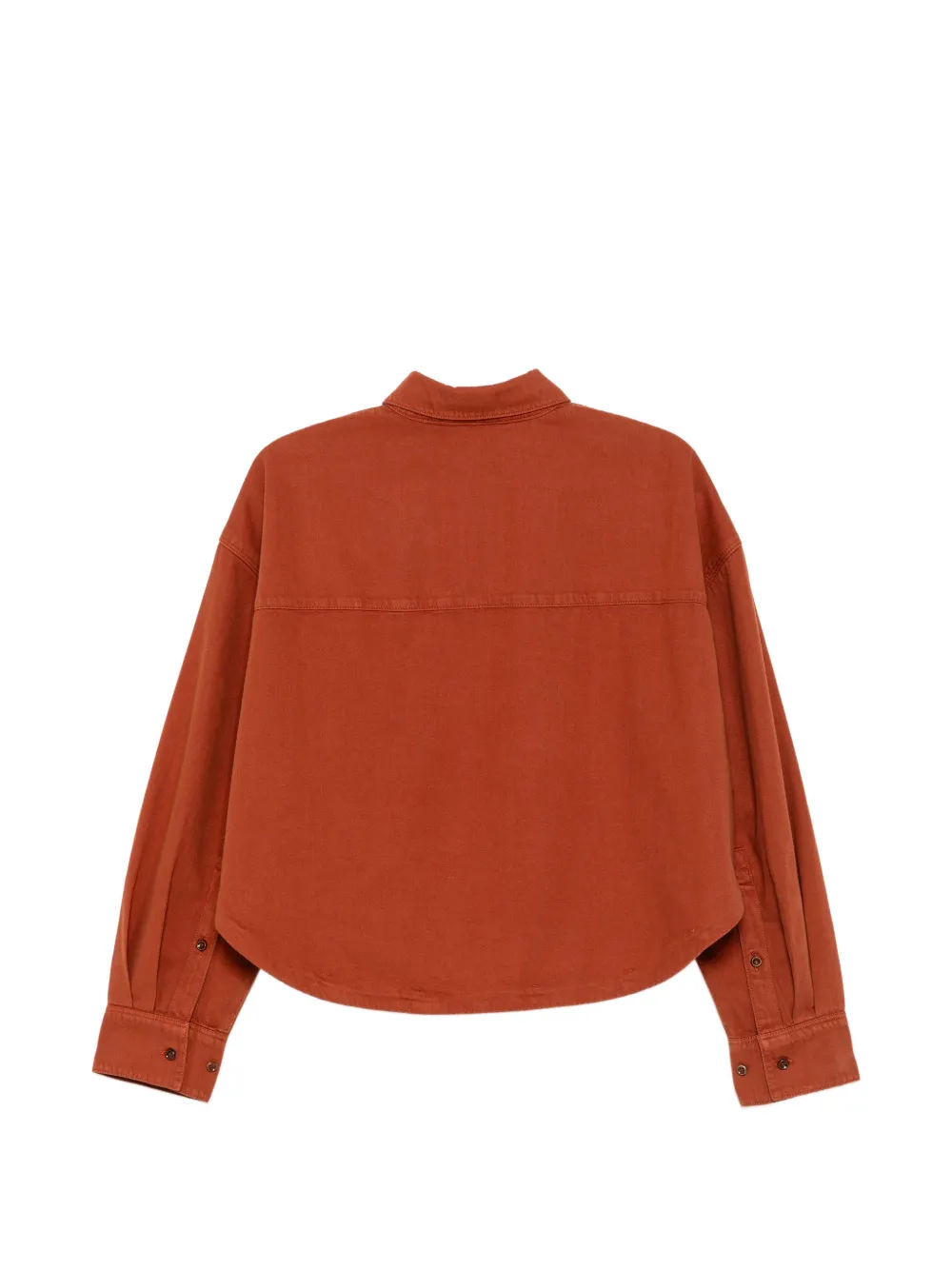 JNBY Button-up cropped shirt Bruin