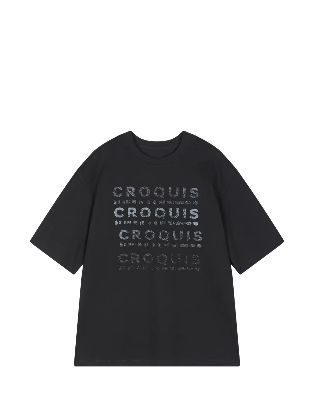 CROQUIS T-shirt con stampa grafica - Nero