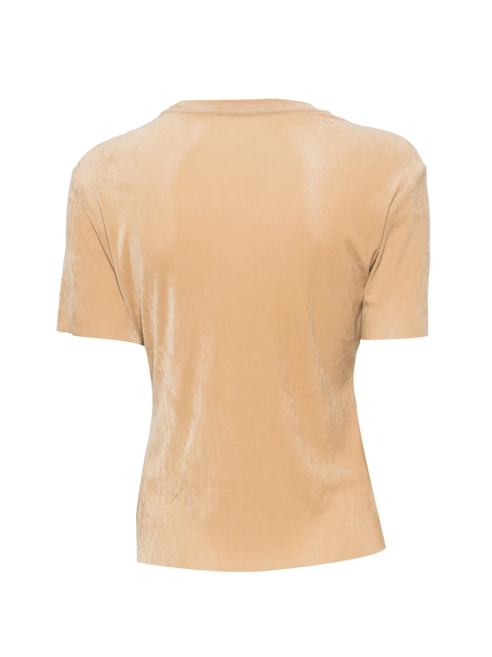 JNBY Fluwelen T-shirt met print Bruin