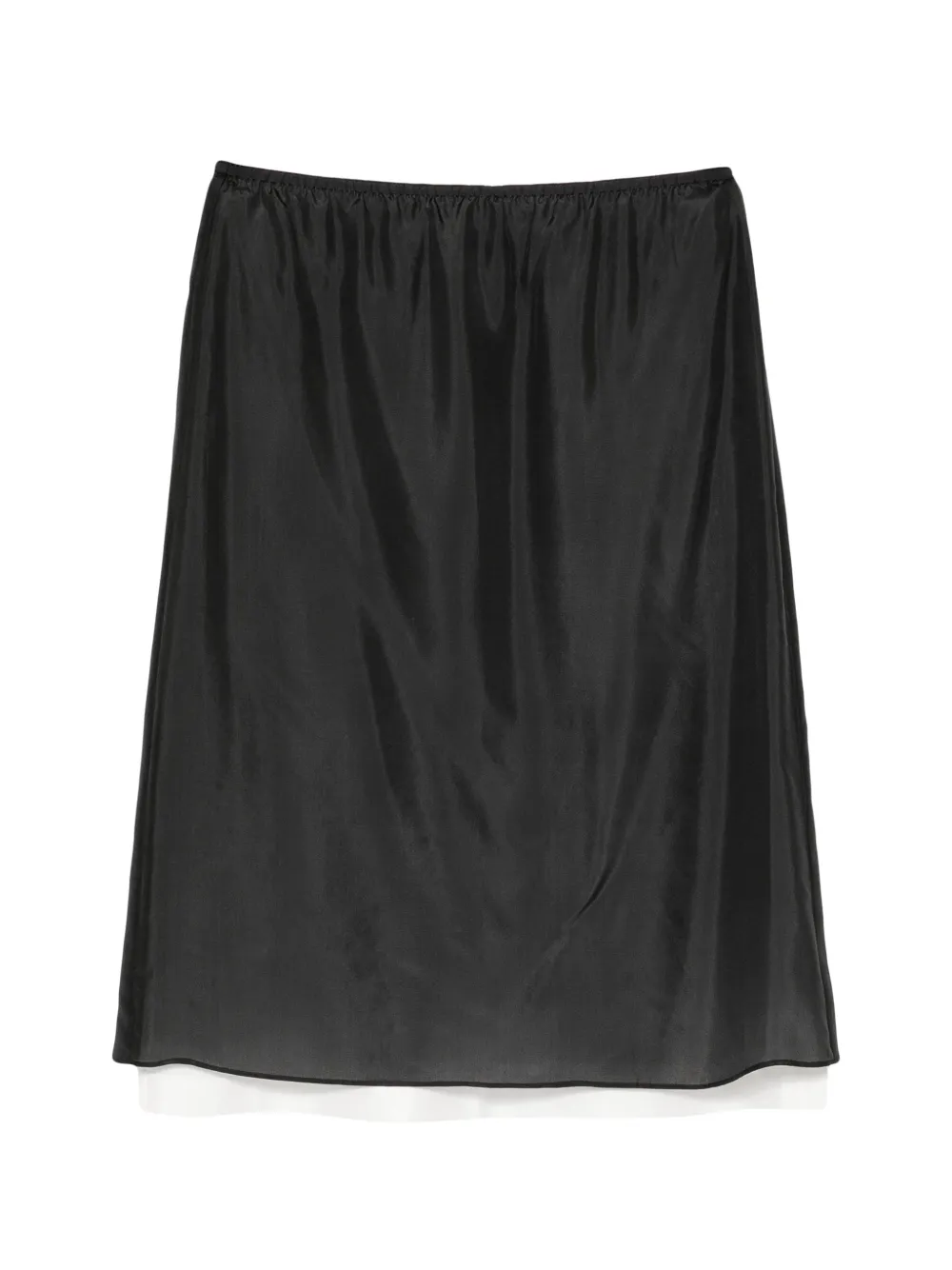 JNBY H-line silk skirt - Schwarz