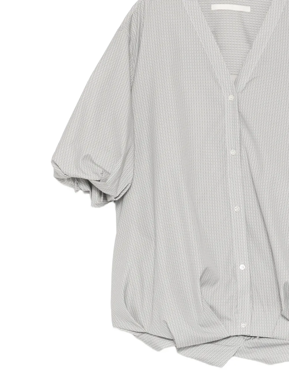JNBY Geruit blouse met A-lijn Grijs