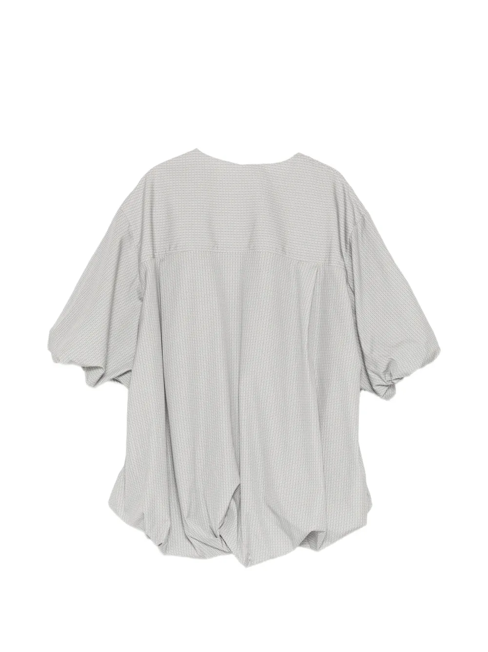 JNBY Geruit blouse met A-lijn Grijs