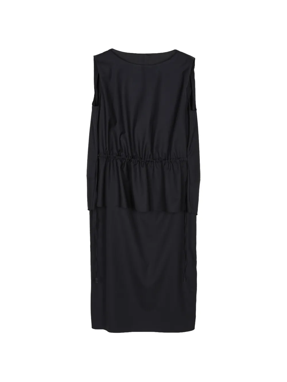 LESS Mouwloze midi-jurk Zwart