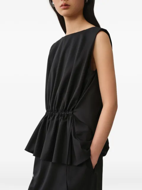 LESS layered sleeveless midi dress