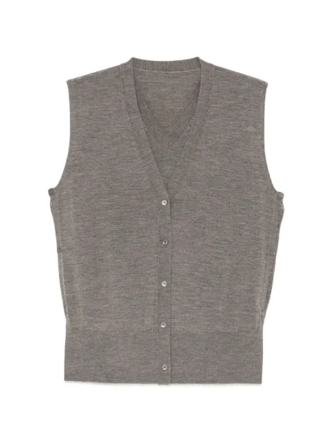 LESS button-up layered vest