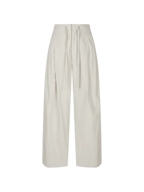 LESS drawstring-waist pleated trousers