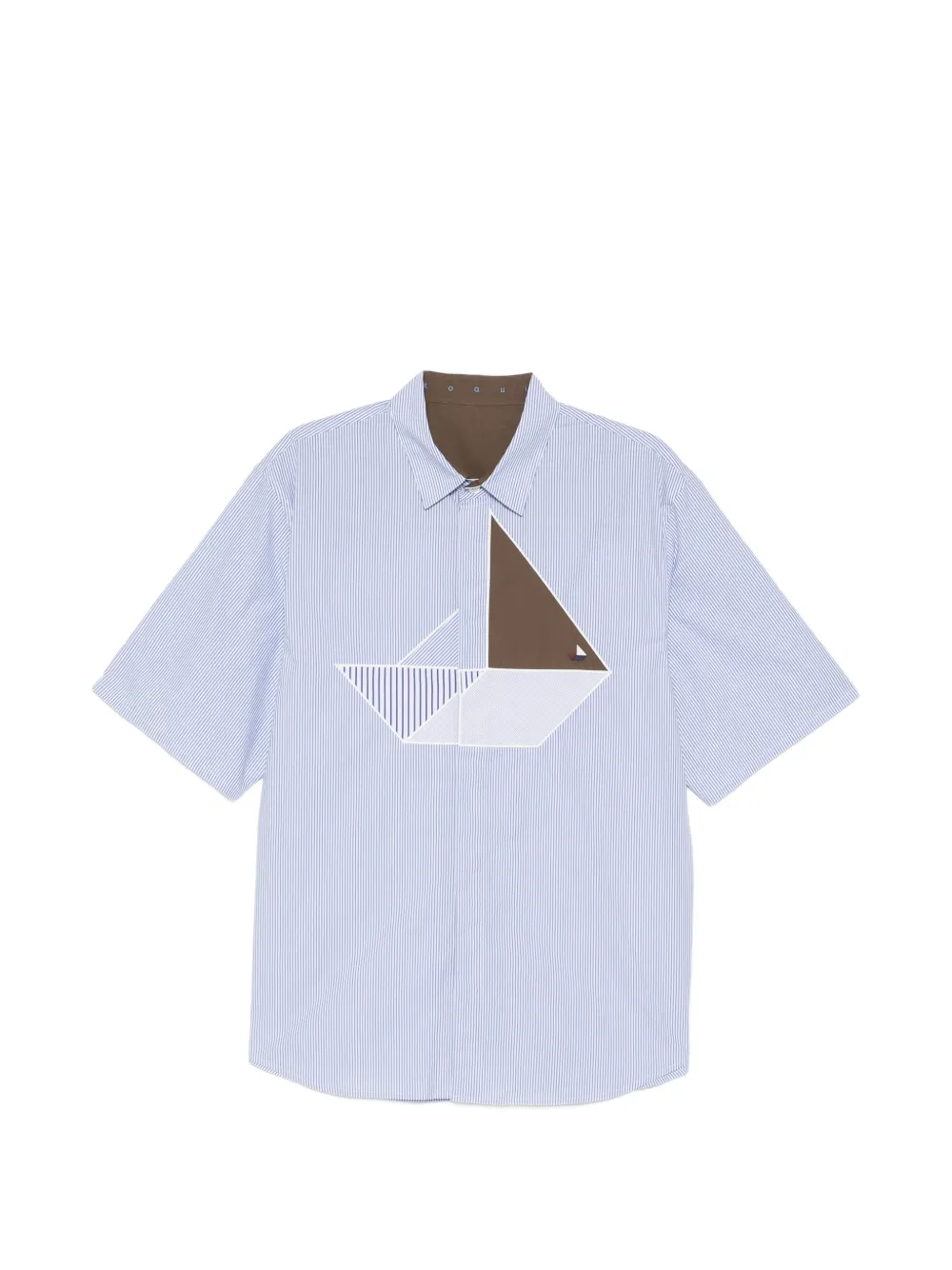 CROQUIS sailboat-appliqué shirt