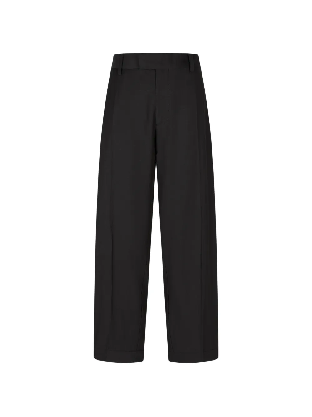 CROQUIS Straight broek met toelopende pijpen Zwart