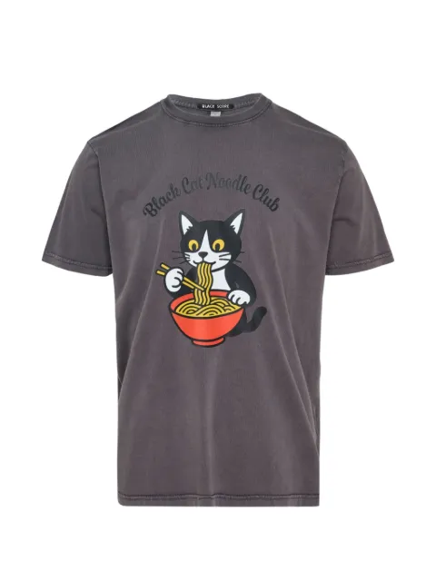 Black Score graphic-print T-shirt