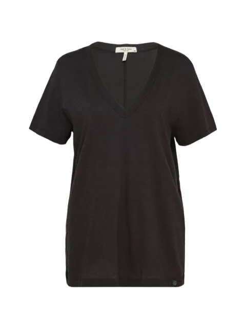 rag & bone slub-texture V-neck T-shirt