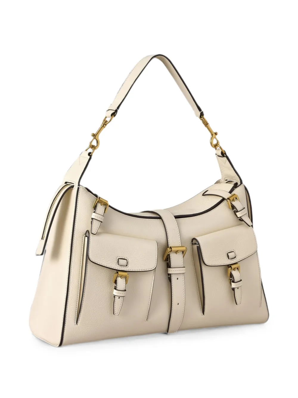 Mulberry Roxanne schoudertas met gespdetail Beige