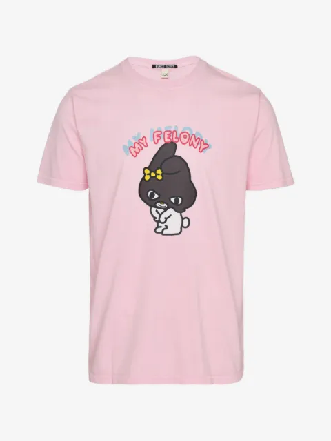 Black Score graphic-print T-shirt