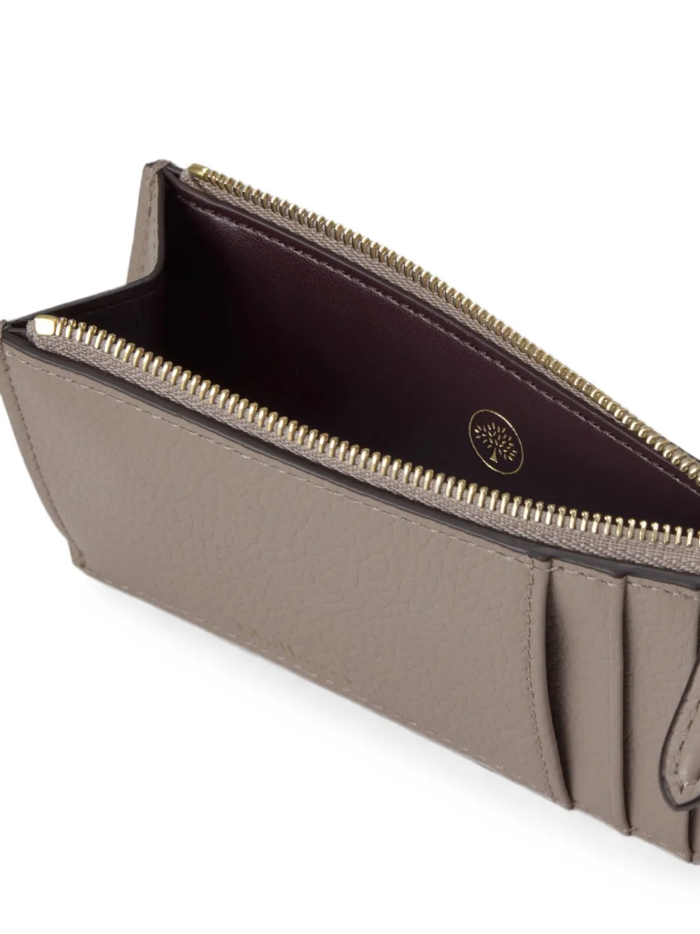 Mulberry Continental pasjeshouder met rits Beige