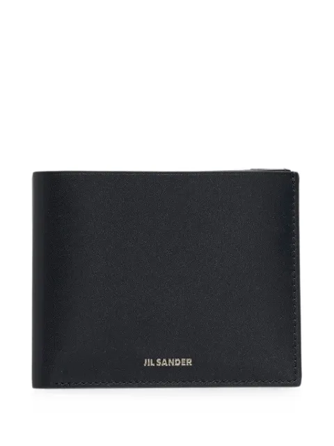 Jil Sander soft calf leather bifold wallet