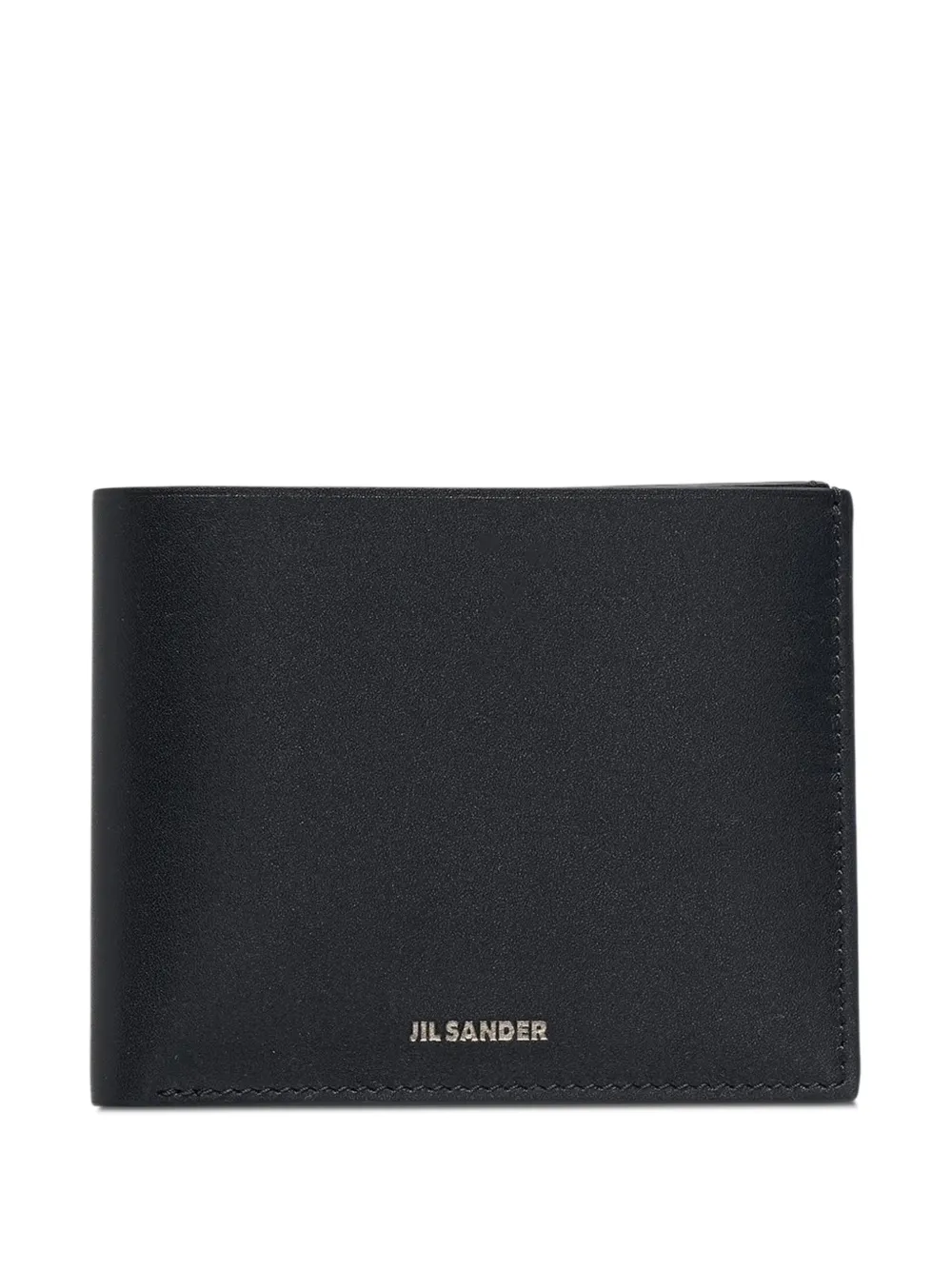 Jil Sander soft calf leather bifold wallet - Nero