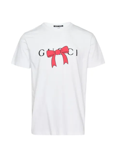 Black Score graphic-print T-shirt