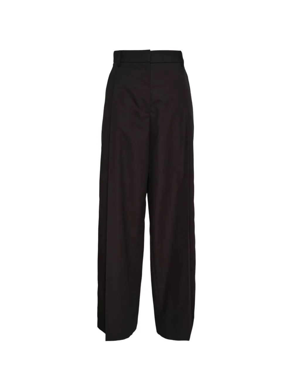 N°21 Tailored Wide-leg Trousers In Black