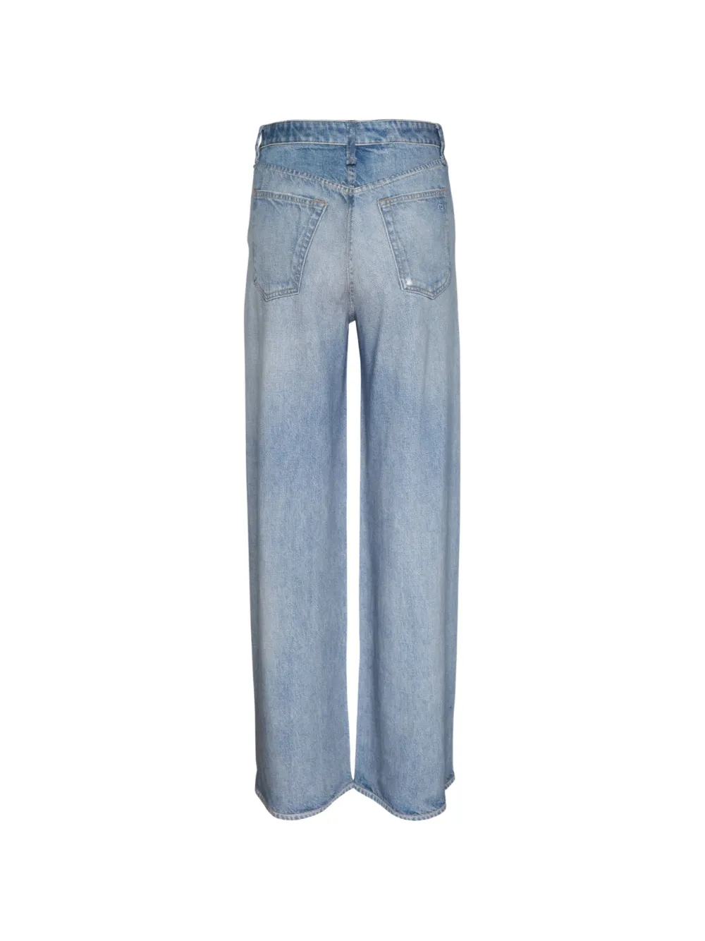 rag & bone Jeans met wijde pijpen Blauw