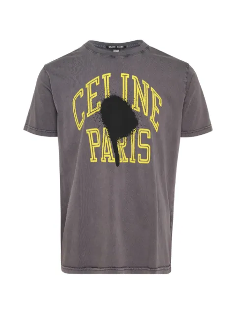 Black Score graphic-print T-shirt
