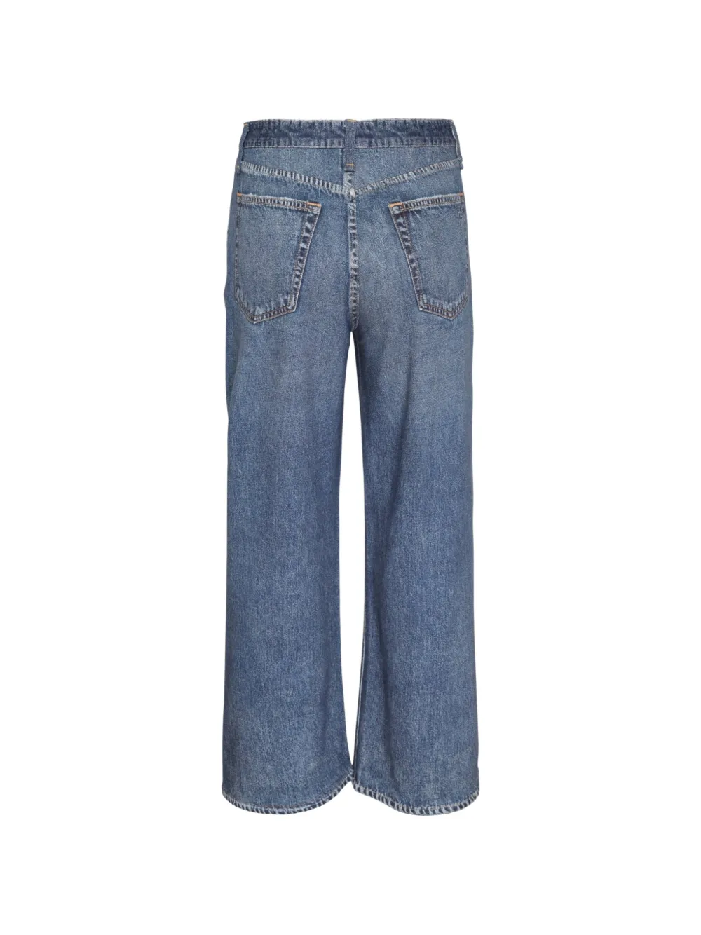 rag & bone Miramar Andi jeans met wijde pijpen Blauw