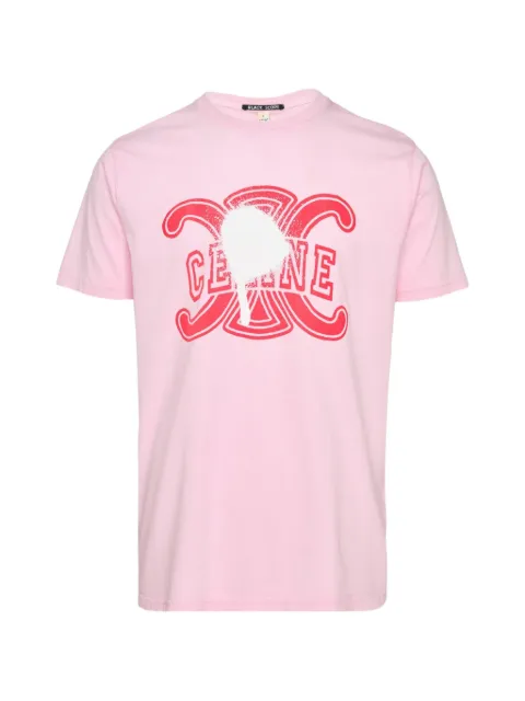 Black Score graphic-print crew-neck T-shirt