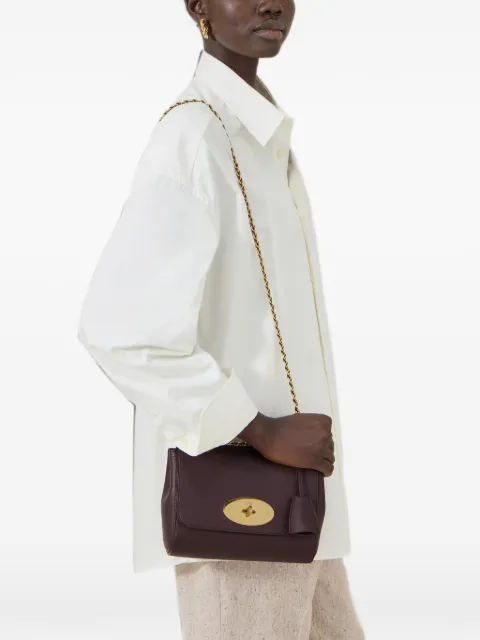 Mulberry Lily grained leather shoulder bag