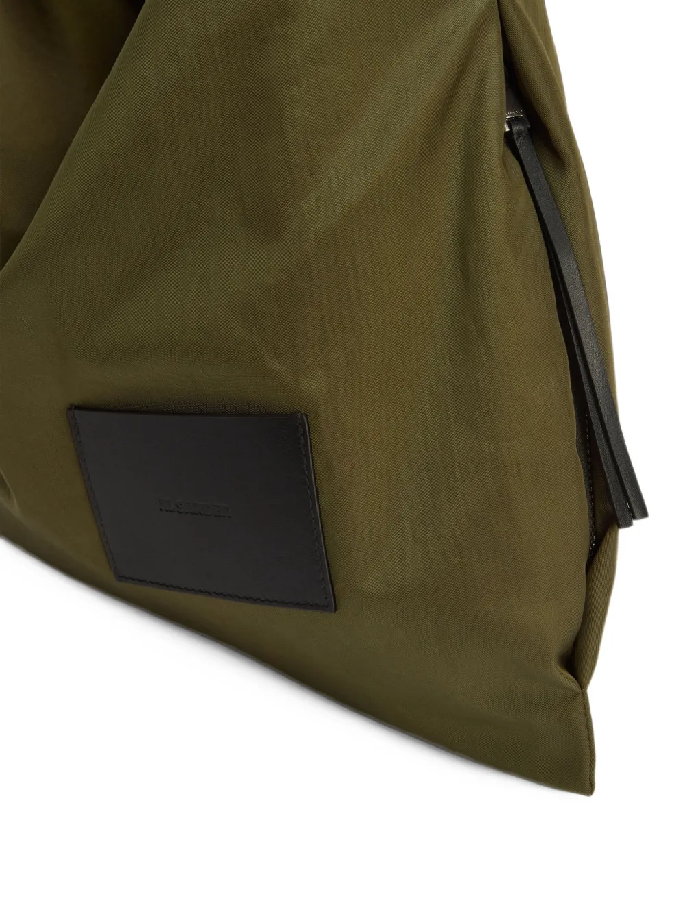 Jil Sander Medium gerolde shopper Groen