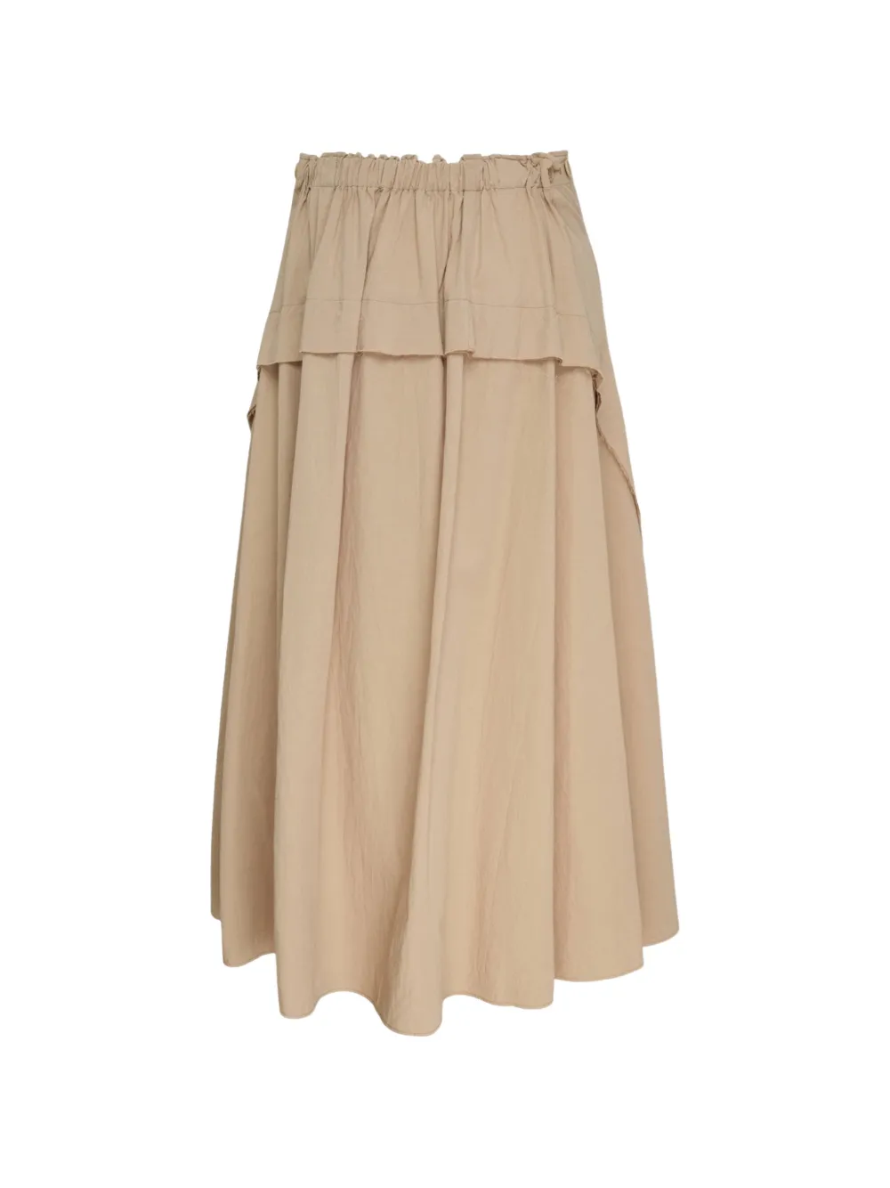 Y's Flared rok met vlakken Beige