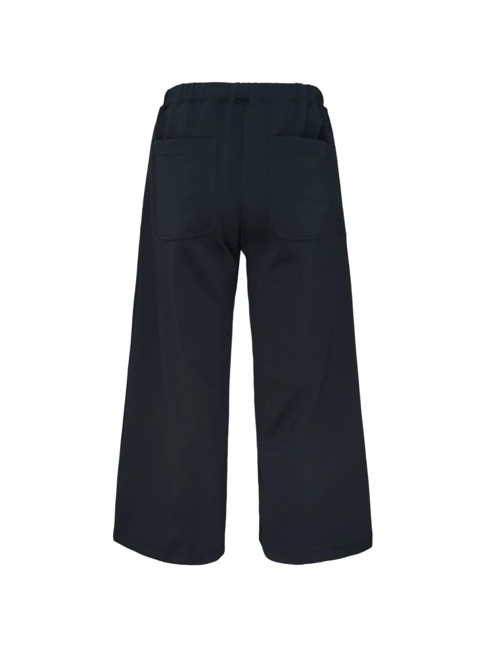 Black Comme Des Garçons Broek met wijde pijpen Zwart