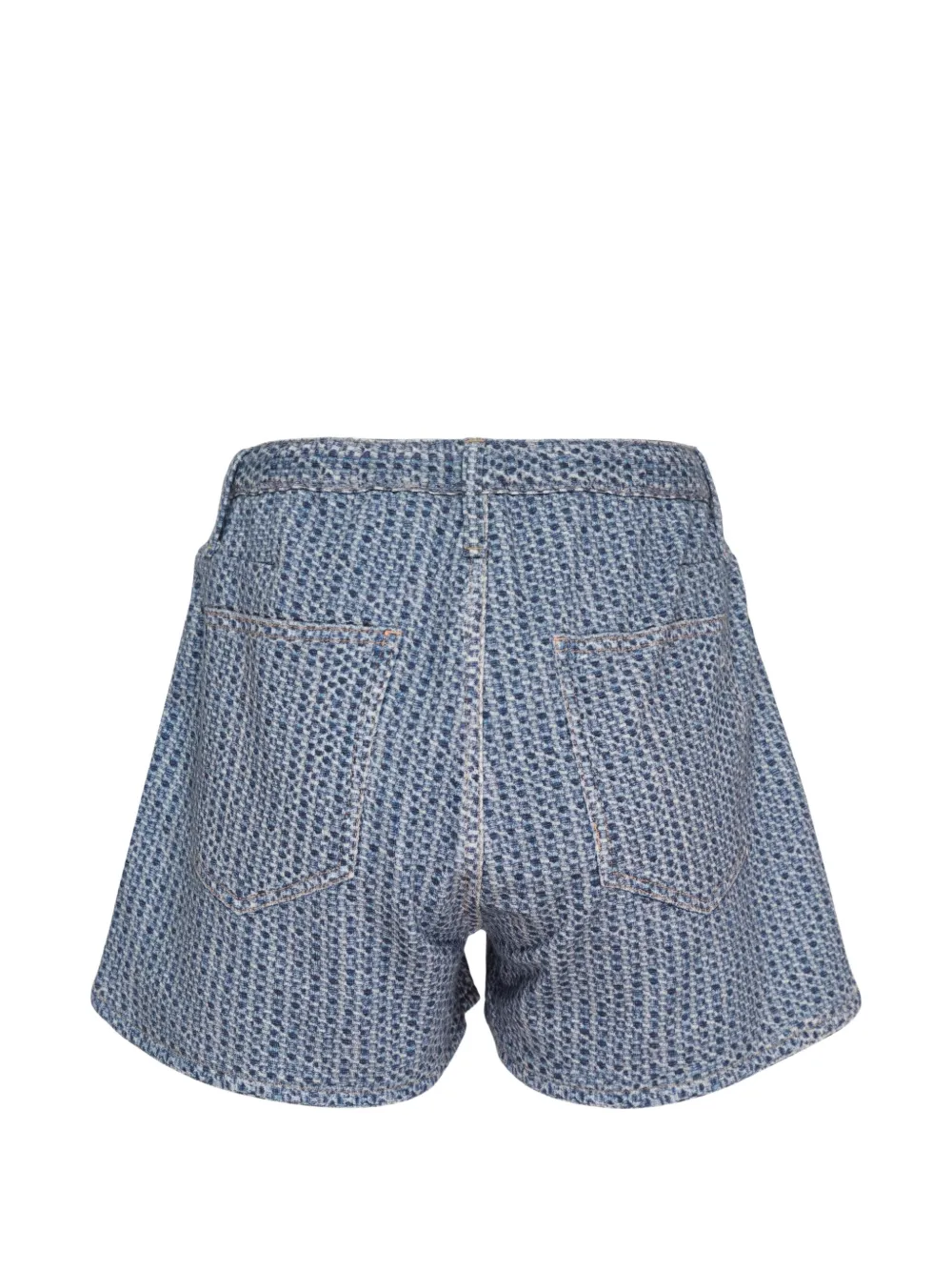rag & bone Shorts met geometrisch patroon Blauw
