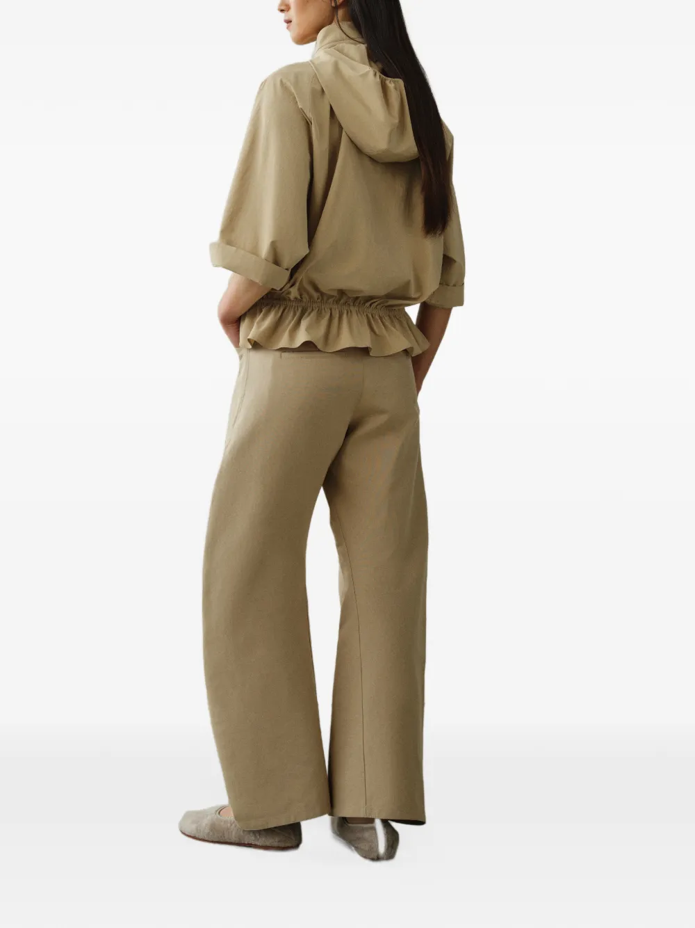 LESS Jack met capuchon Beige