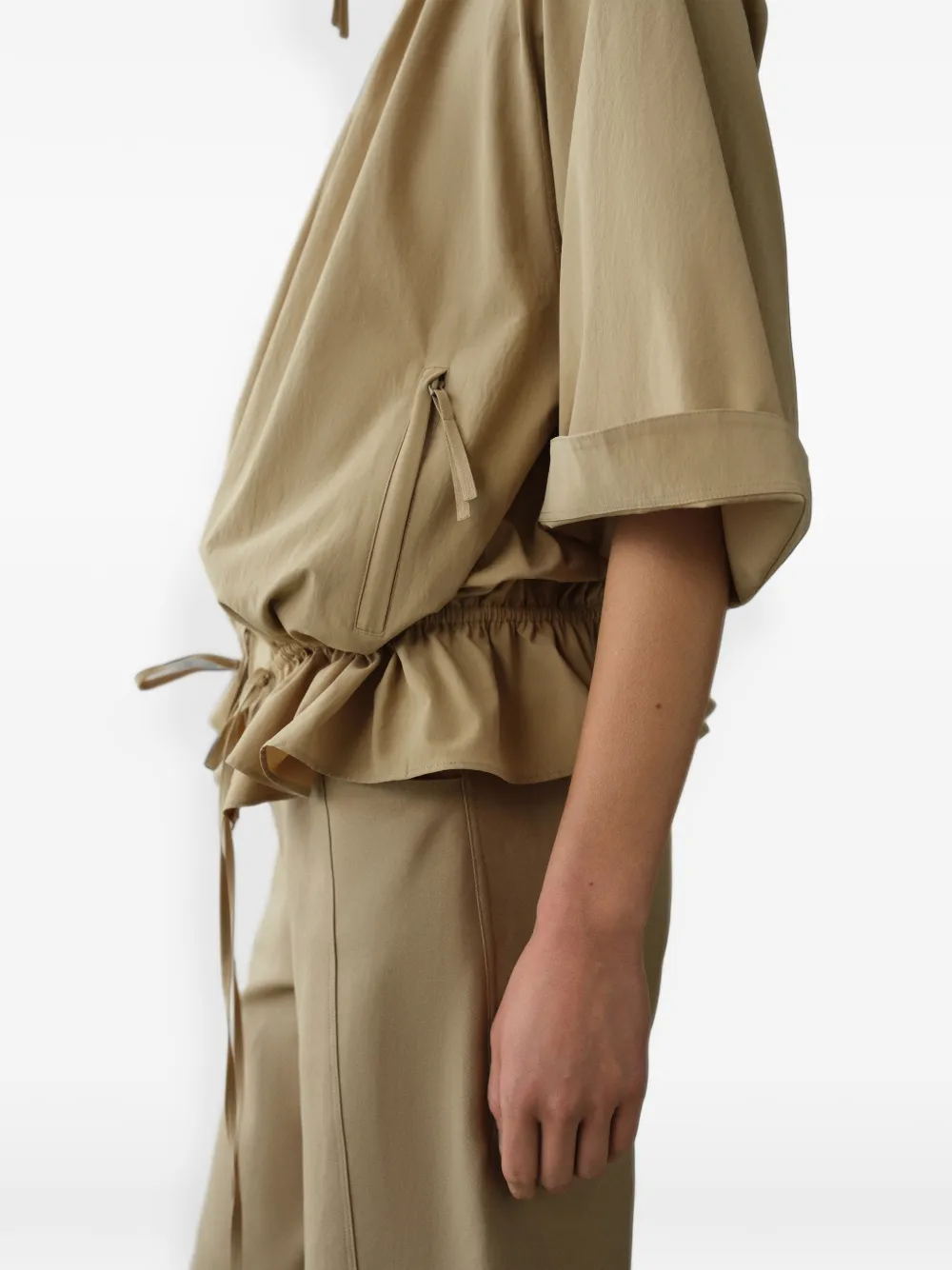 LESS Jack met capuchon Beige