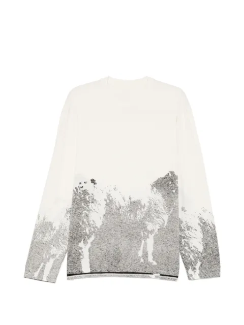 CROQUIS goat-print long-sleeve T-shirt