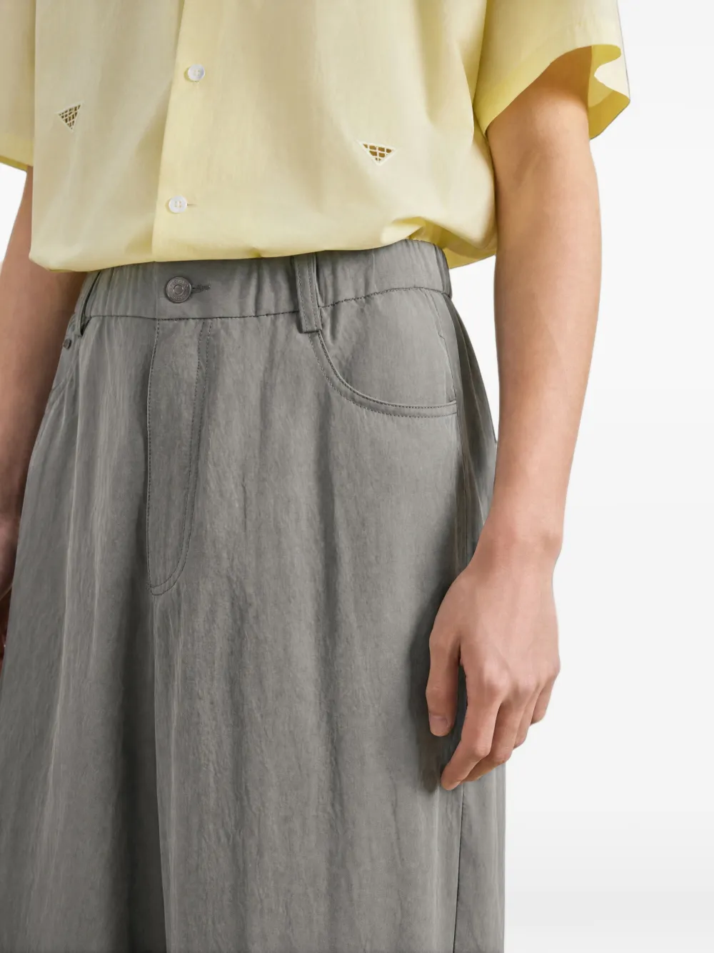CROQUIS Broek met curvy-fit Grijs