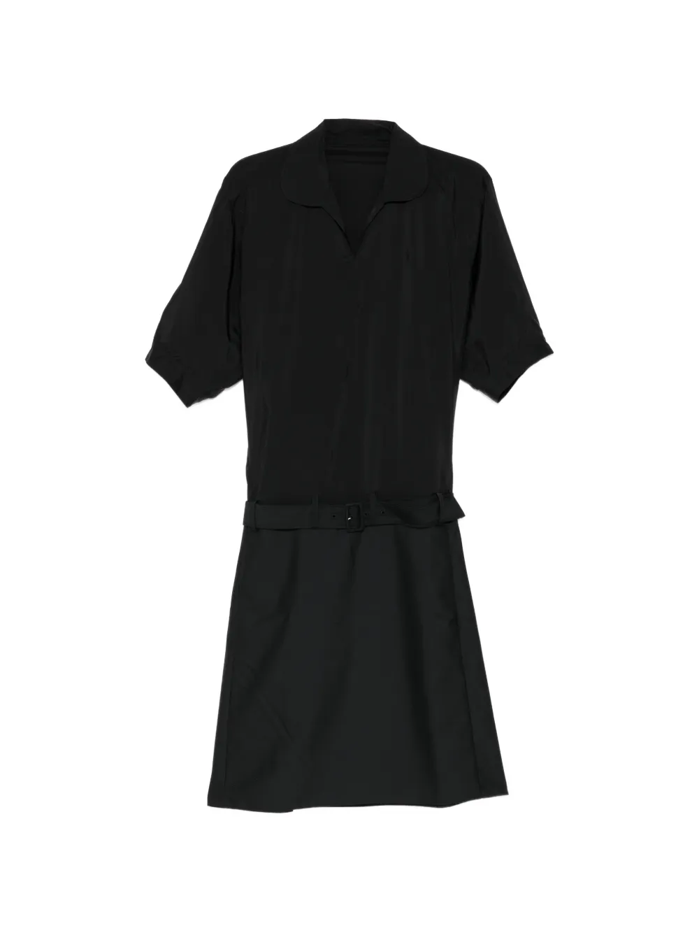 JNBY belted shirt dress - Schwarz