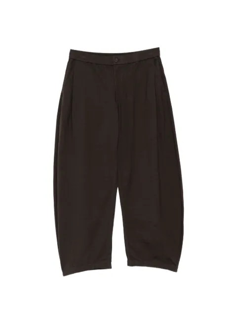 CROQUIS curved-leg trousers