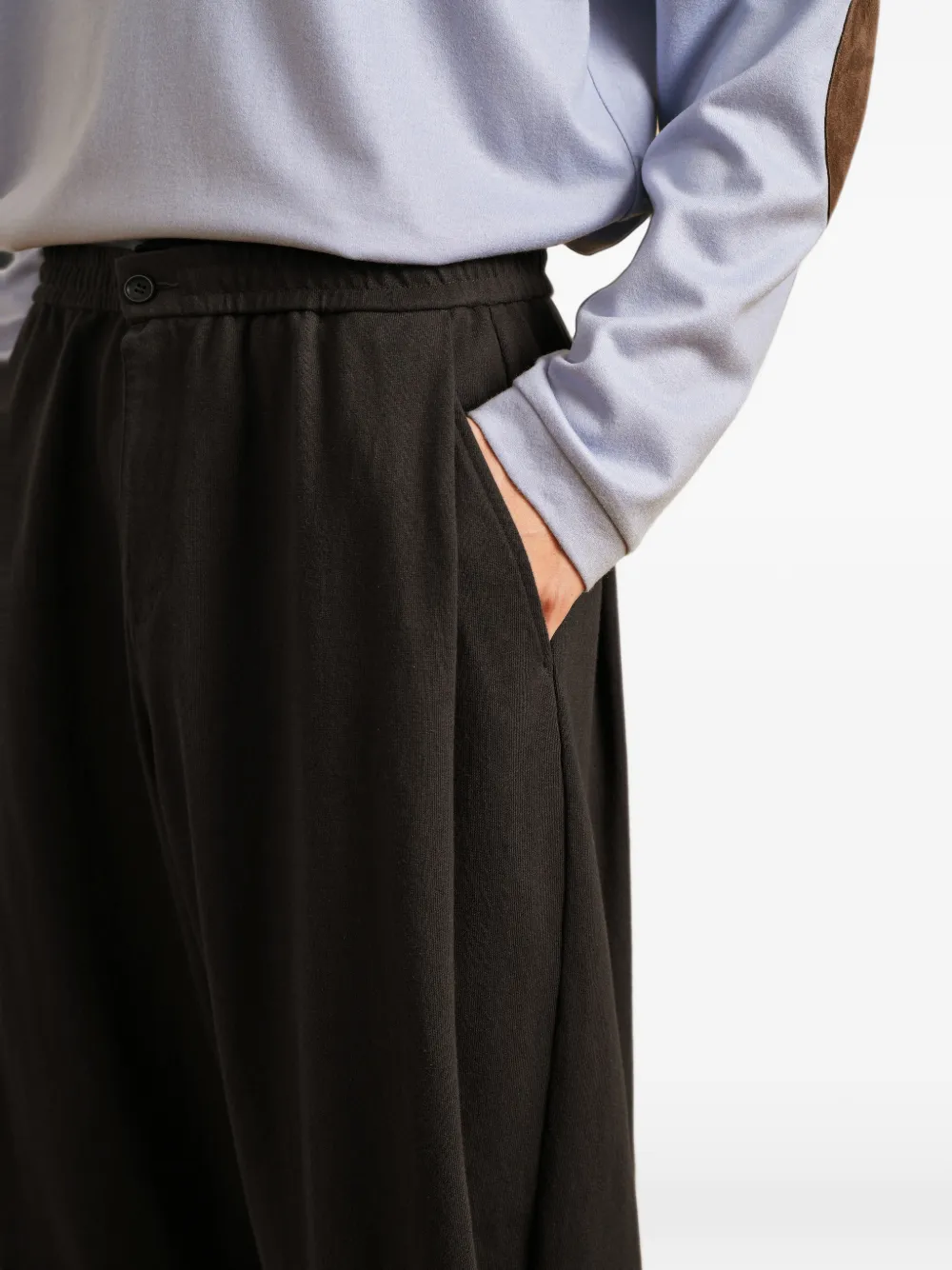 CROQUIS Broek met curvy-fit Bruin