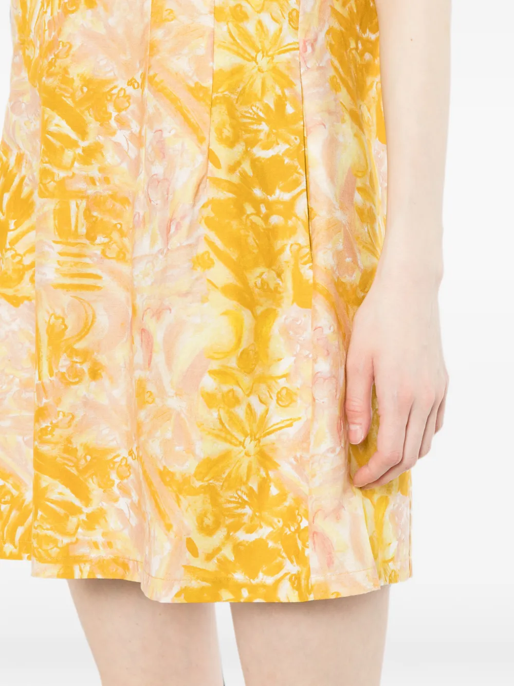 JNBY Mini-jurk met bloemenprint Geel