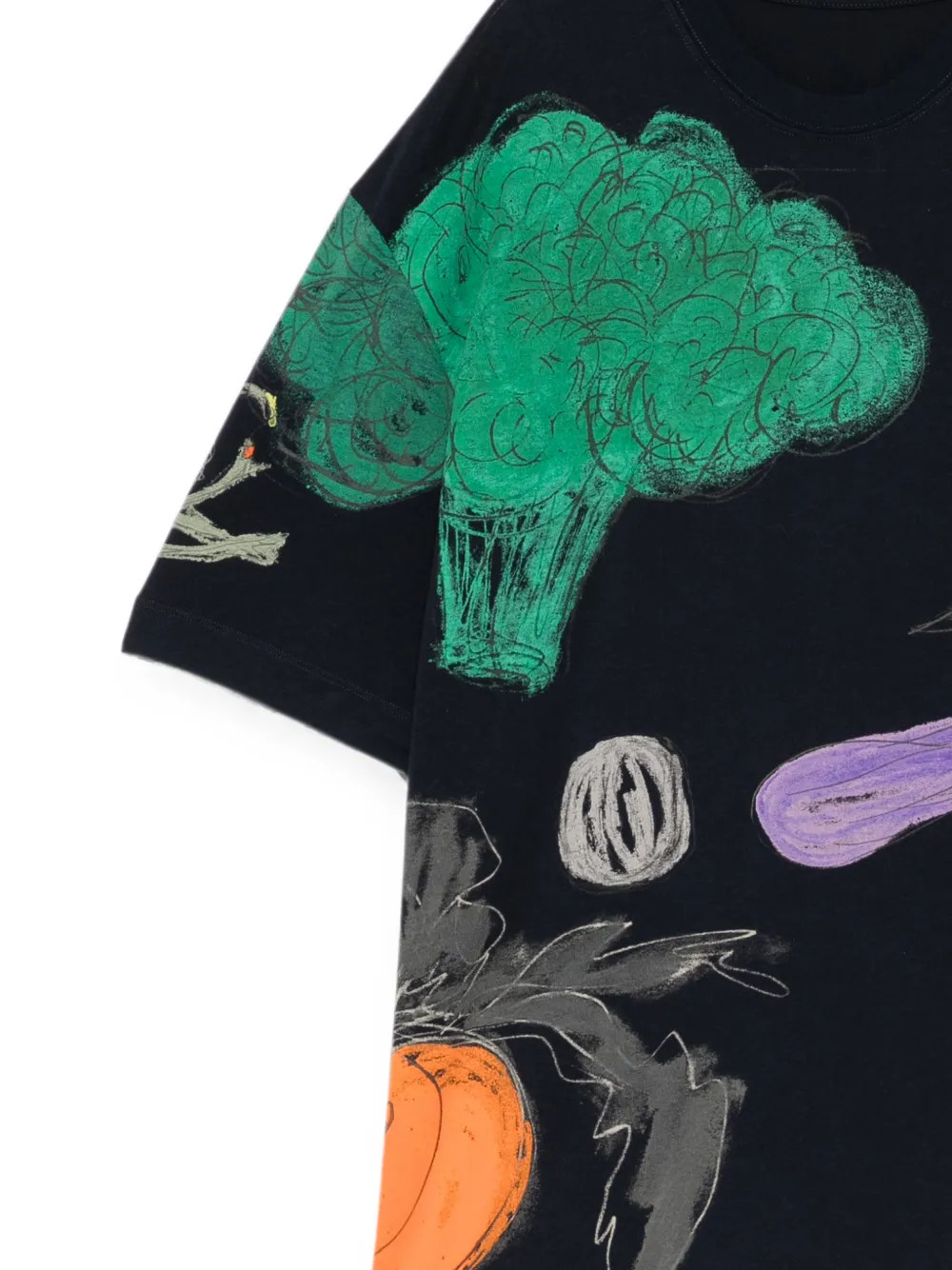 JNBY T-shirt met groenteprint Zwart