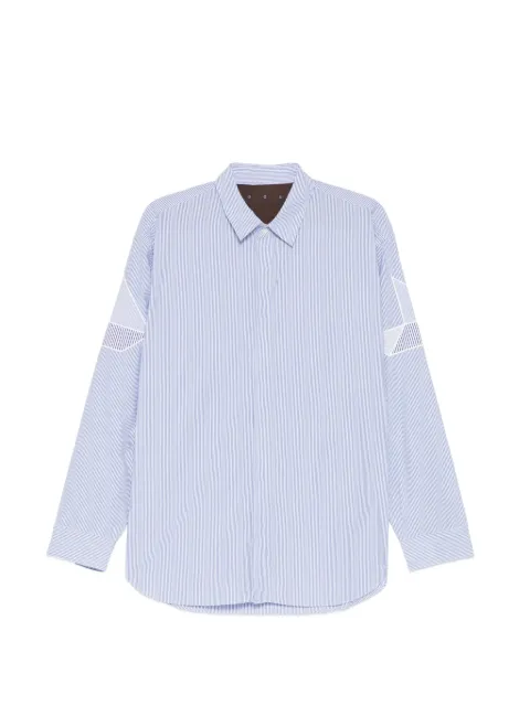 CROQUIS sailboat-appliqué striped shirt