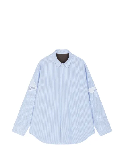 CROQUIS sailboat-appliqué striped shirt