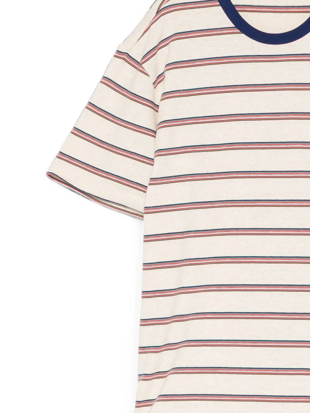 JNBY Gestreept gedraaid T-shirt Beige