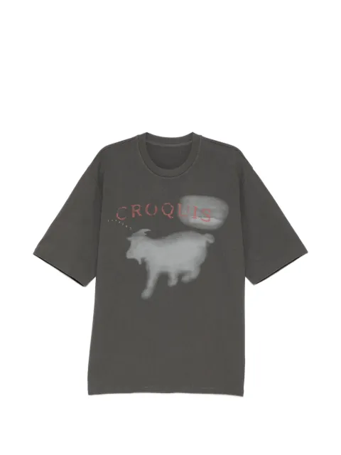CROQUIS playera con oveja estampada
