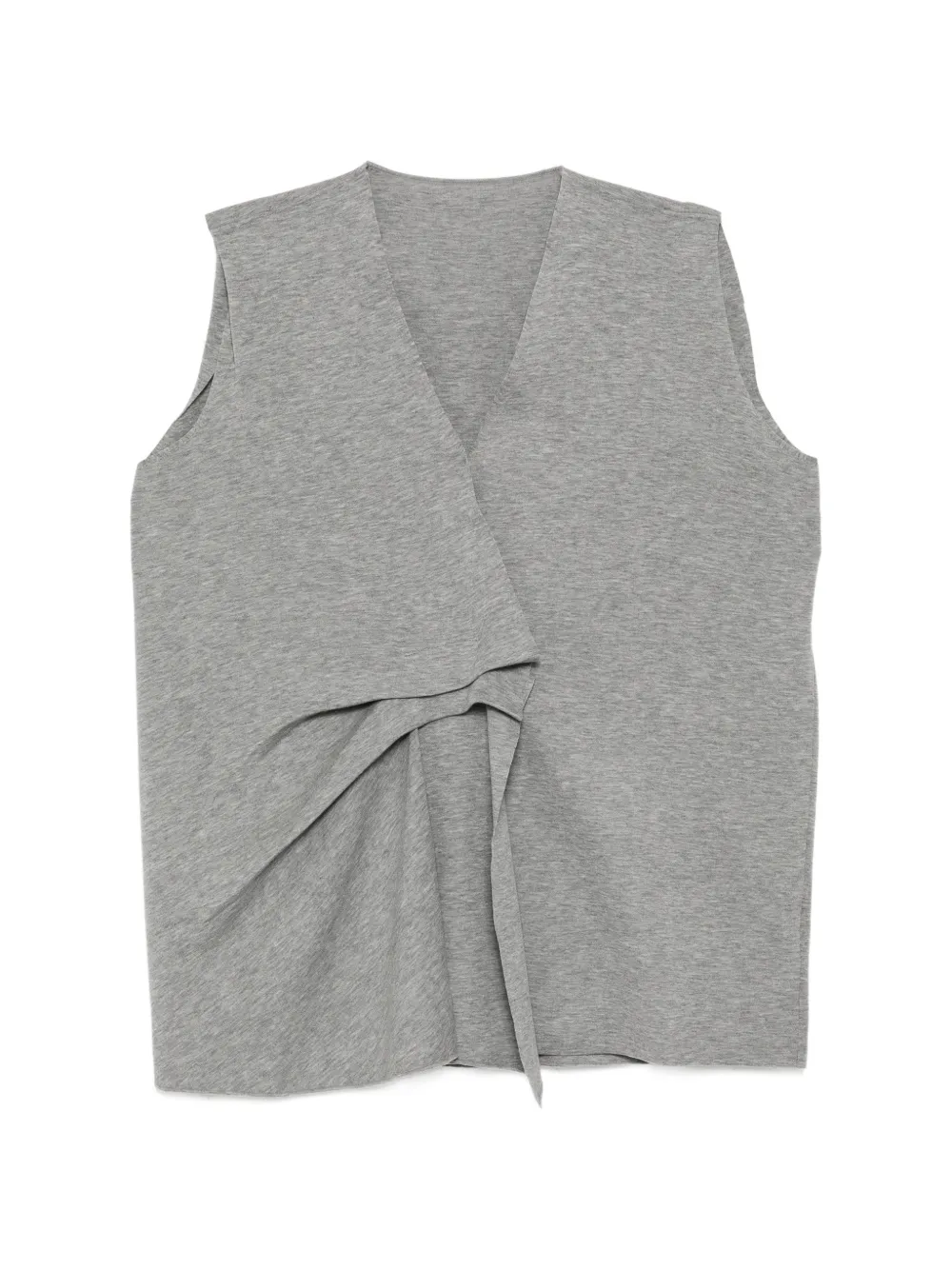 JNBY Top drappeggiato in maglia - Grigio