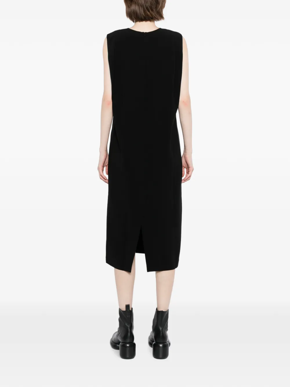 JNBY Midi-jurk met uitgesneden details bij de taille Zwart