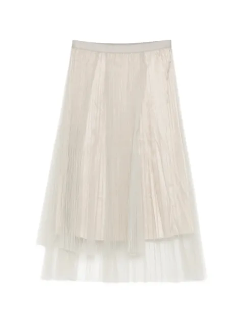 JNBY pleated midi skirt