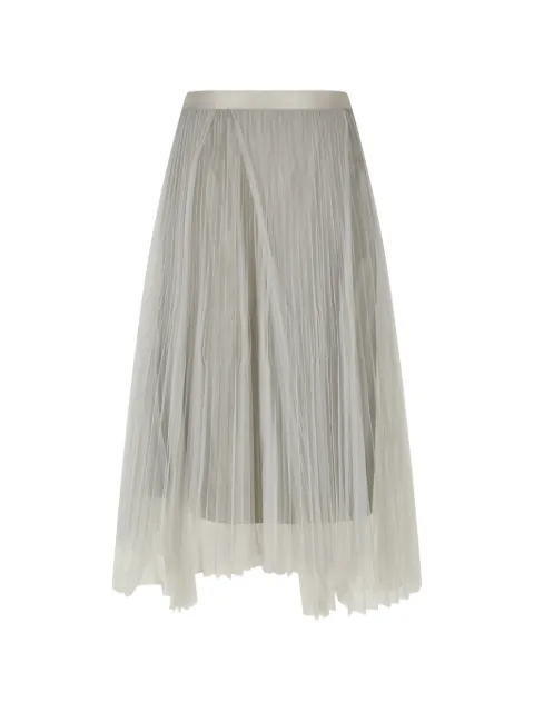 JNBY falda midi con diseño plisado