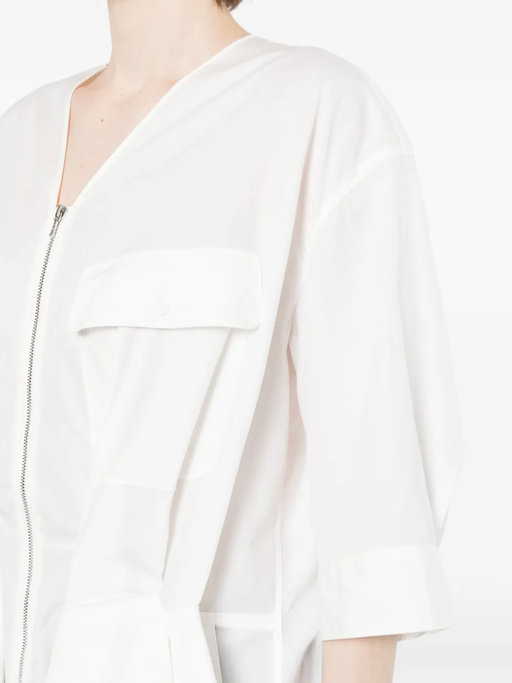 JNBY Jack met gedrapeerde taille Wit