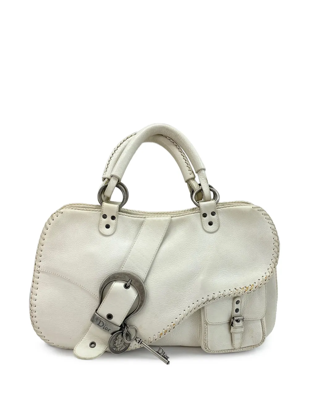 Christian Dior Pre-Owned 2000s Gaucho tote bag - Weiß